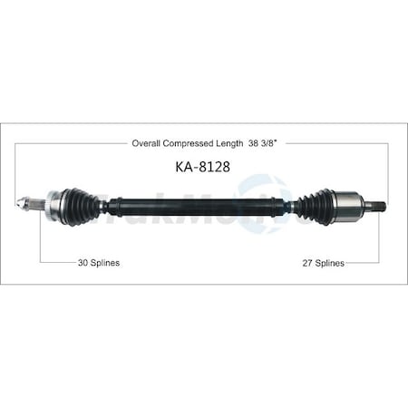 Surtrack Axle New Cv Axle Shaft, KA-8128 KA-8128